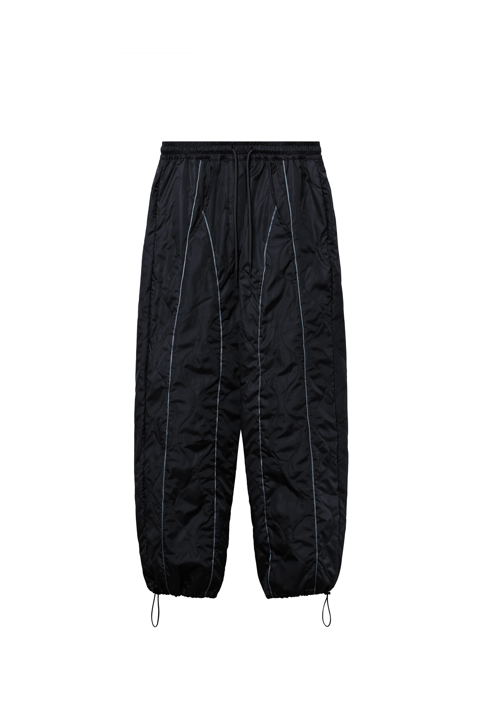 XAVIER QUILTED PANTS navy